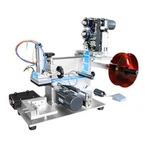 Halbautomatische Etikettiermaschine für quadratische Flaschen